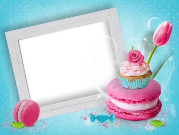 Торт с фоторамкой