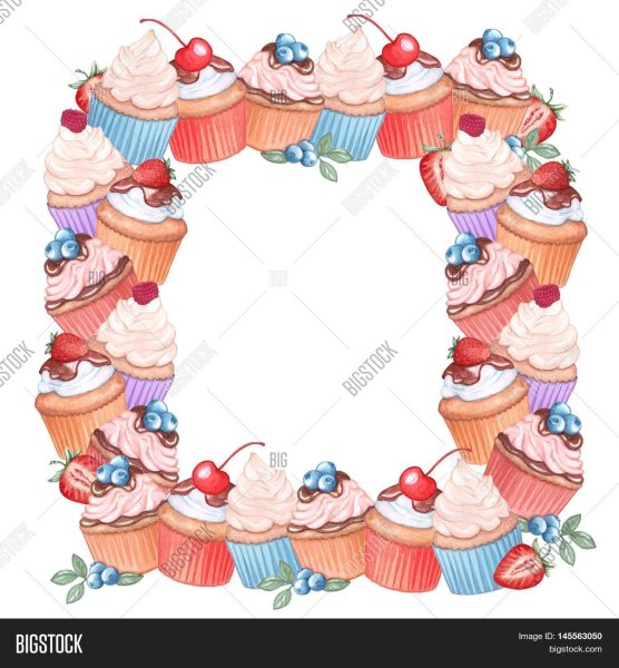 Рамка с кексами