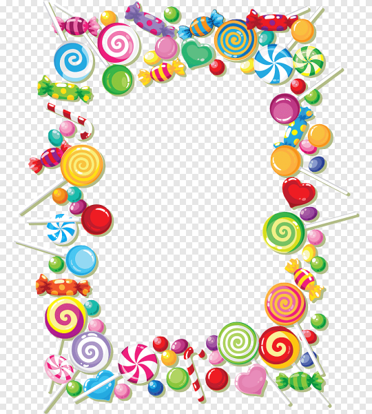 Рамка конфеты сладости