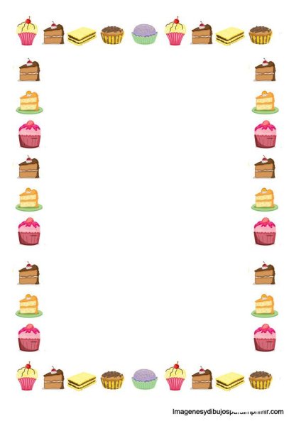 Рамка с пироженками