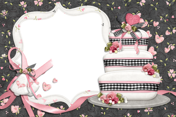 Торт с фоторамкой