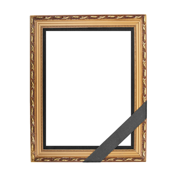 Черная траурная рамка