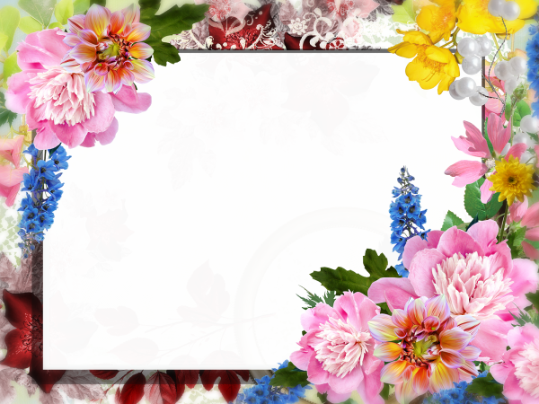 Рамка с цветами