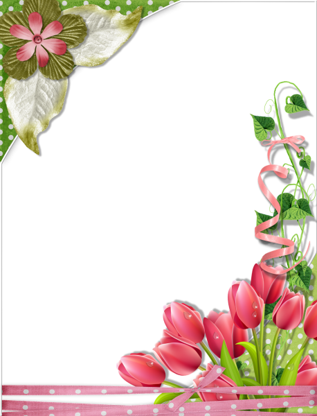 Рамка для открытки Весенняя