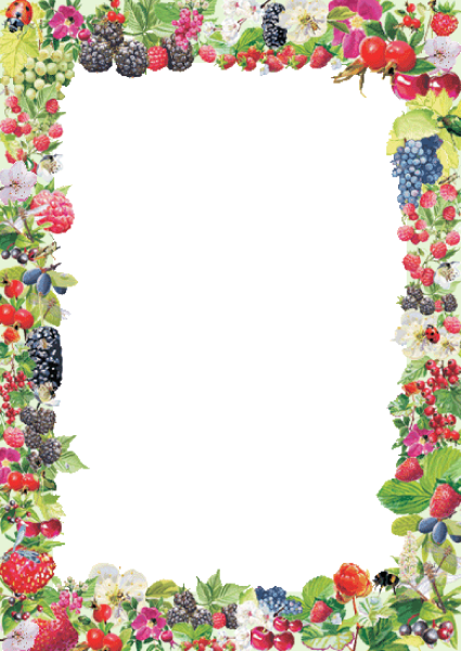 Фоторамки с ягодами