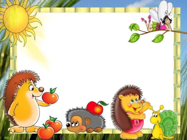 Фоторамки с ежиками