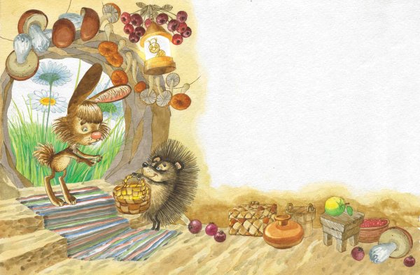 Ежик и заяц