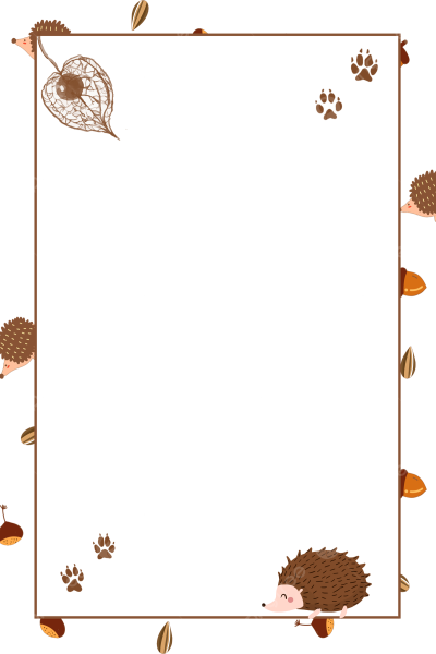 Рамка с ежом