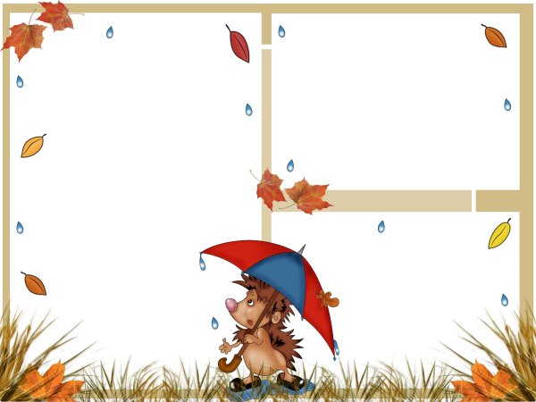 Фоторамки с ежиками