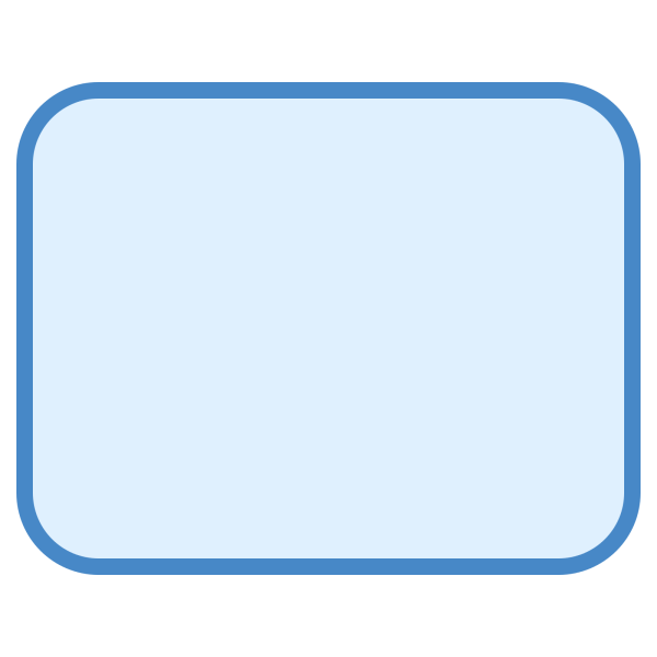 Прямоугольник с закругленными краями