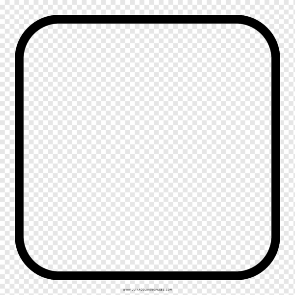 Рамка квадратная с закругленными углами