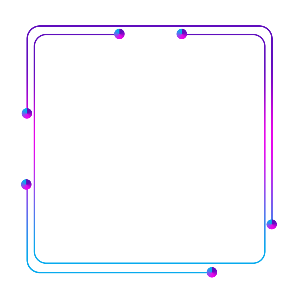 Рамка квадратная с закругленными углами