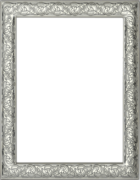Серебристая рамка