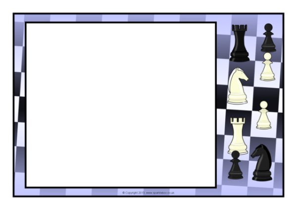 Шахматные фигуры рамка