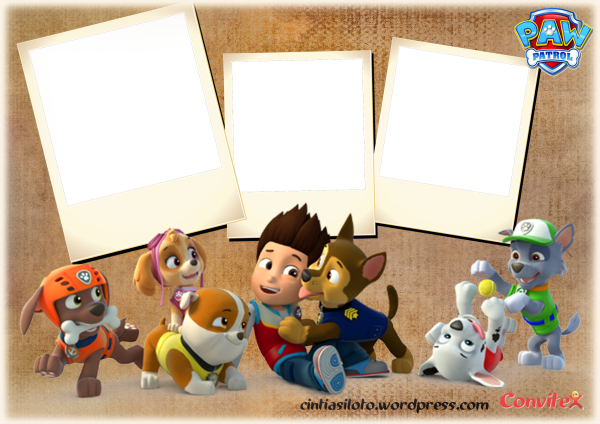 Рамка для фотографии Щенячий патруль