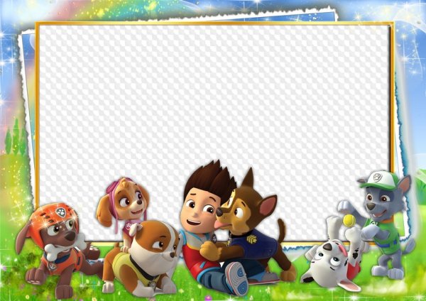 Щенячий патруль рамочка