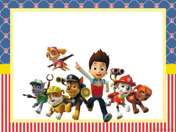 Рамка Щенячий патруль для фотошопа