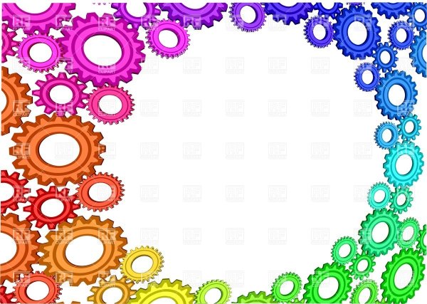 Рамка шестеренки для детей