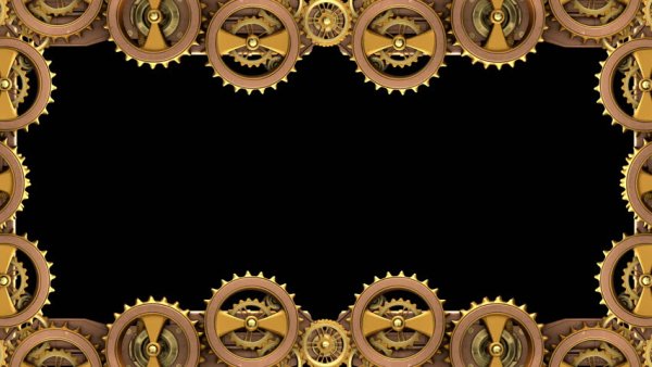 Рамка из шестеренок