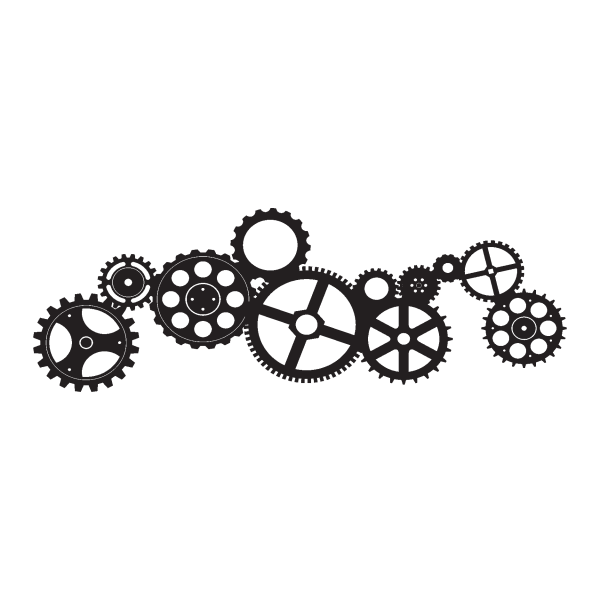 Рамка из шестеренок