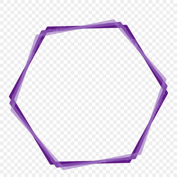 Фиолетовый Гексагон