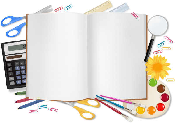 Школьный клипарт на прозрачном фоне