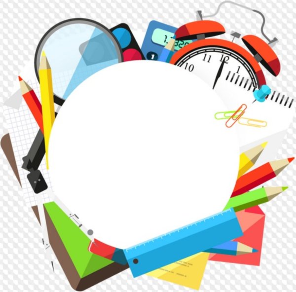 Школьная тематика в круге