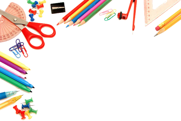 Рамка с канцелярскими принадлежностями