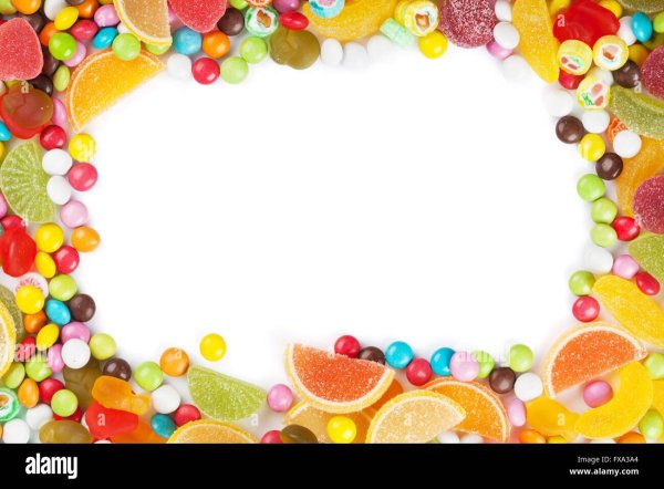 Фоторамка с конфетами