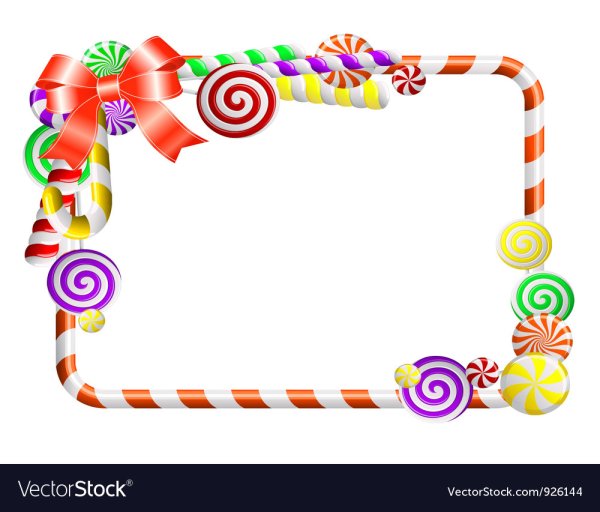 Рамка конфеты