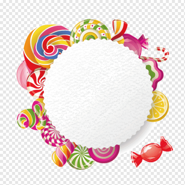 Рамка конфеты сладости