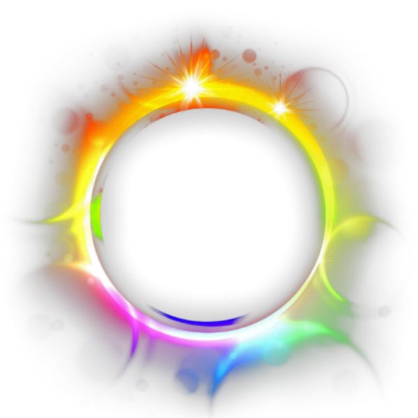 Круглая рамка солнце