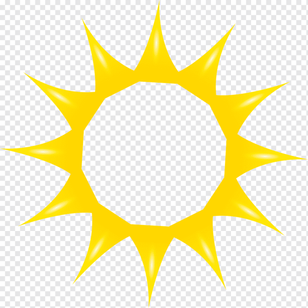 Солнышко с прозрачной серединой