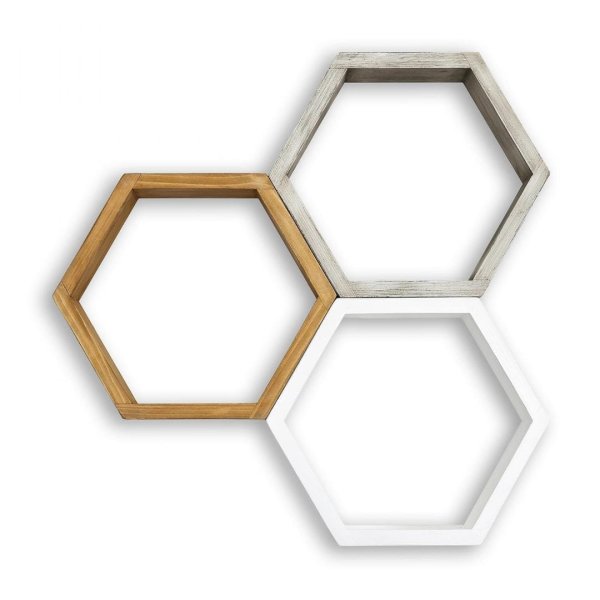 Полочки в виде сот