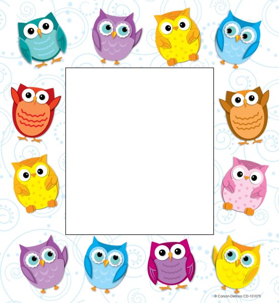 Рамка с совушками