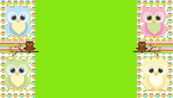 Рамка с совушками