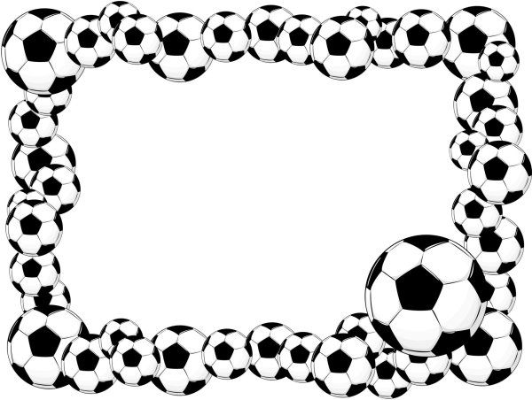 Рамка в стиле футбол