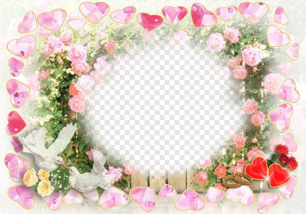 Прозрачные Свадебные рамки