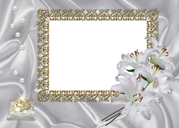 Свадебная рамка для текста