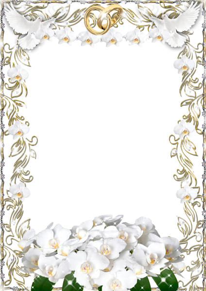 Свадебная рамка