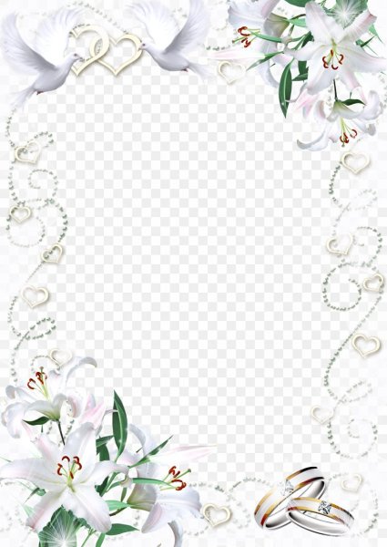 Свадебная рамка