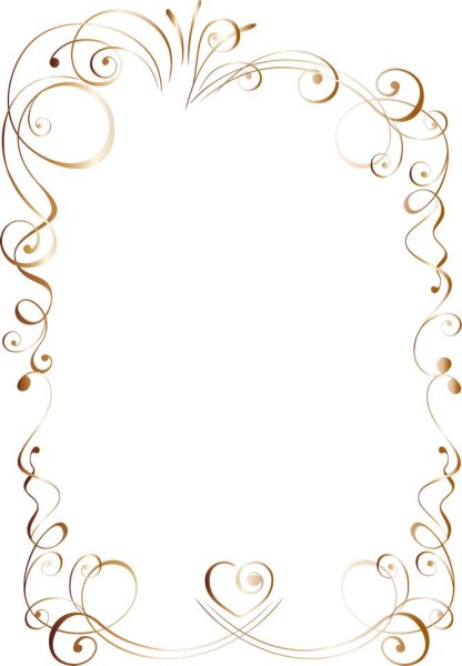 Свадебная рамочка для текста