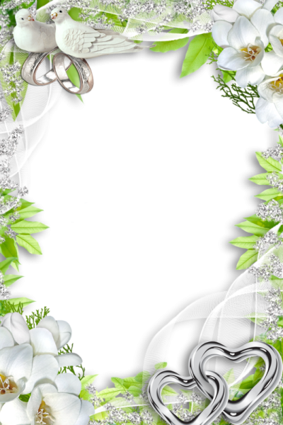 Свадебная рамка для текста