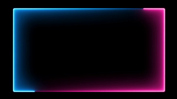 Неоновая рамка для вебки