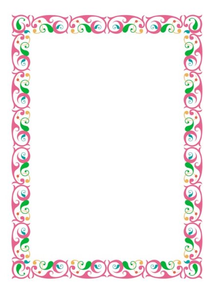 Татарский орнамент рамка