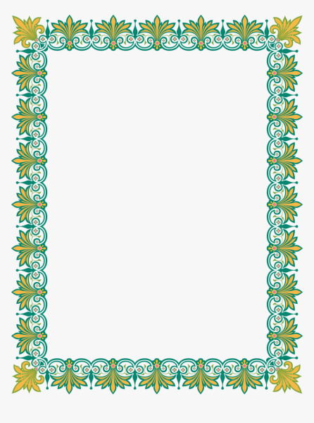 Башкирский узор рамка