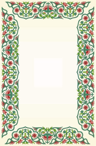 Рамка растительный орнамент