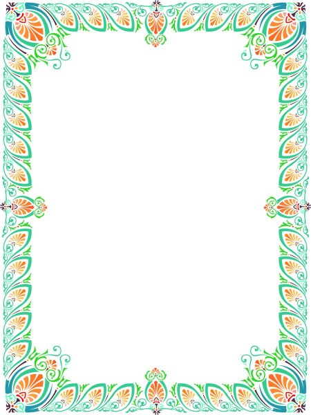 Башкирский орнамент рамка