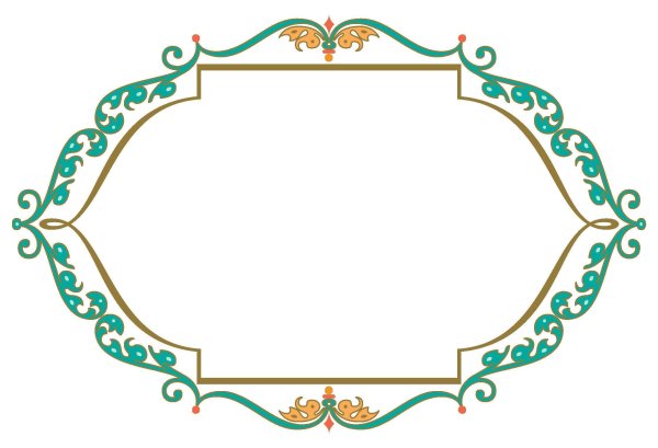 Рамка в татарском стиле