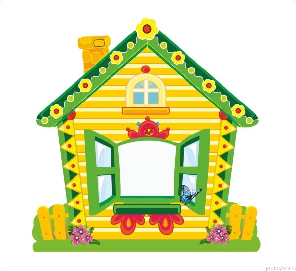 Декорации к сказке Лубяная избушка для настольного театр